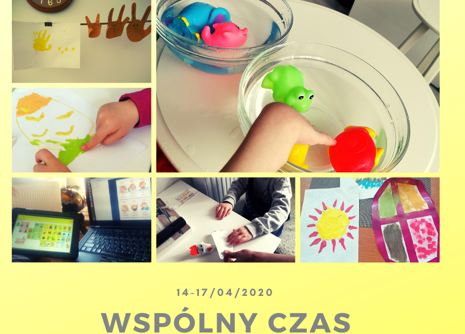 Wspólny czas – zabawa z pudełkami i ćwiczenia rehabilitacyjne