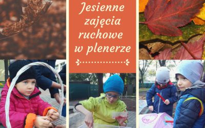 Jesienne zajęcia ruchowe w plenerze